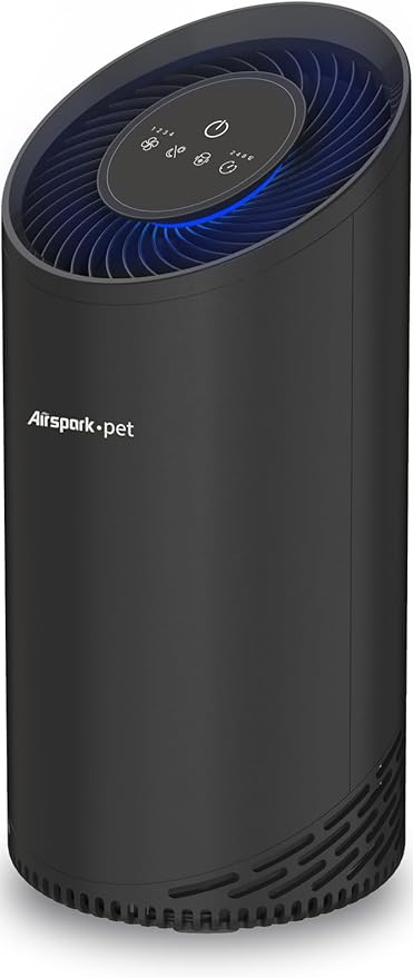 Pet Air Purifiers for Home Pets in Bedroom and Large room. Washable Pet Pre-Filter HEPA Air Purifier for Pet Hair Dander Odors, Filter 99.99% Smoke Dust Dander Pollen, Night Light Sleep Mode