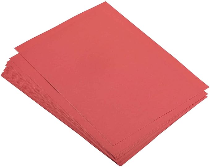 MECCANIXITY 50 Sheets Colored Copy Paper 16.5 x 11.7 Inch Printer Paper 80gsm Bright Red for Office Printing, Document Copying, Invitations, Forms, Art Projects