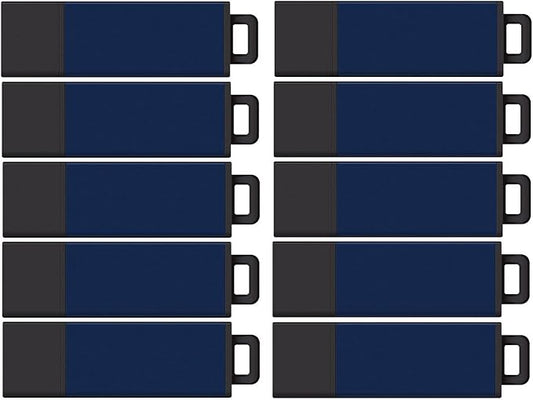 Centon DataStick Pro2 USB 2.0 Flash Drive 128GB x 50, Blue (S1-U2T1-128G-50)