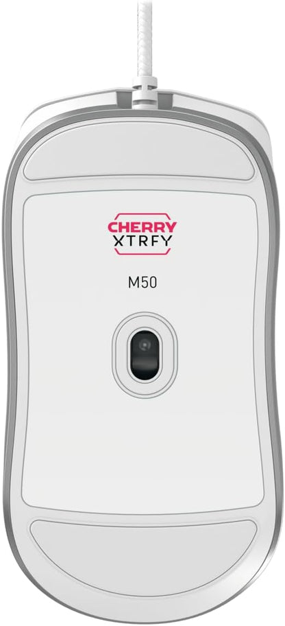 CHERRY XTRFY M50 Wired Gaming Mouse (Wired, White)