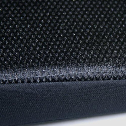Yupbizauto New Breathable Comfortable Ergonomic Wedge Car Seat Office Chair Back Support Cushion (Black Mesh)
