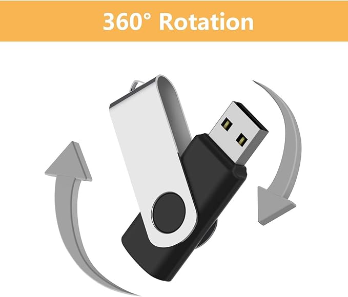 Generic 8 GB Flash Drive 10 Pack USB Flash Drives 8G USB 2.0 Memory Stick Thumb Drive (10Pack Black, 8GB)