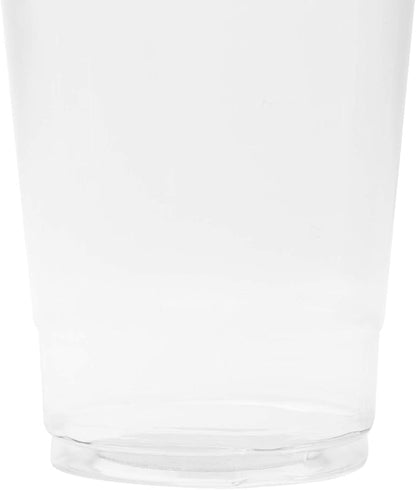 Karat [1000 ct] 10oz Plastic Cups, Clear Disposable Cold Cup for Iced Coffee, Smoothies, and More, 78mm (C-KC10)