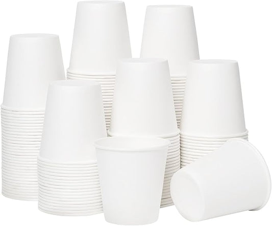 RACETOP [600 Pack] 3 oz Bathroom Paper Cups, Disposable Paper Cups, Small Mouthwash Cups, Ideal for Bathroom