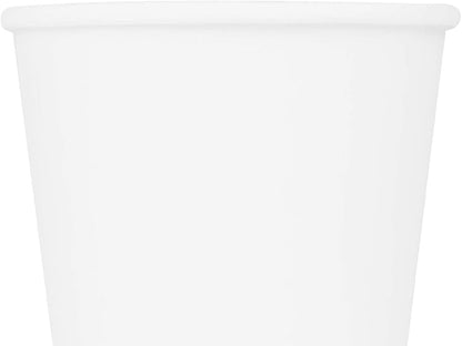 Karat C-K508W 8 oz White Paper Hot Cup, 80mm Diameter - Case of 1000 pcs