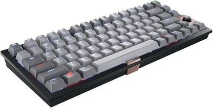 Cherry KW 300 MX Black Mechanical Keyboard | Compact hot-swappable | Sound-Proofed housing | Multi Connection | MX2A Brown Switches