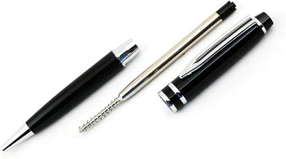 Free Engraving - Personalized Roller Ballpen, Ballpoint pen, Refillable Pens, Retractable Medium Refill Pen Black Ink, Custom Gifts for Men, Women, Classy Gift Box