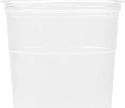 Karat 32oz PET Plastic Cold Cups Great for Boba Milktea, Smoothie, Ice Coffee and Cold Drink(107mm) - 300 ct
