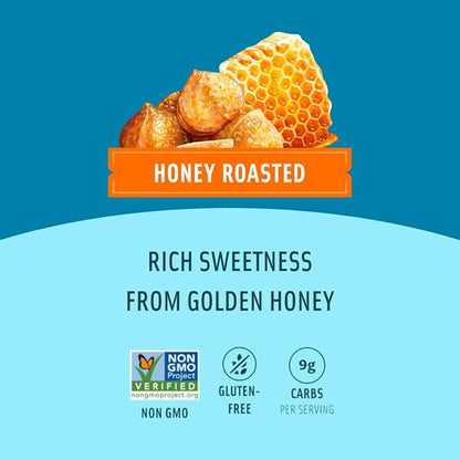 Mauna Loa Honey Roasted Macadamia Nuts, 7 oz Resealable Bag, Gluten Free, Sweet Hawaiian Snack