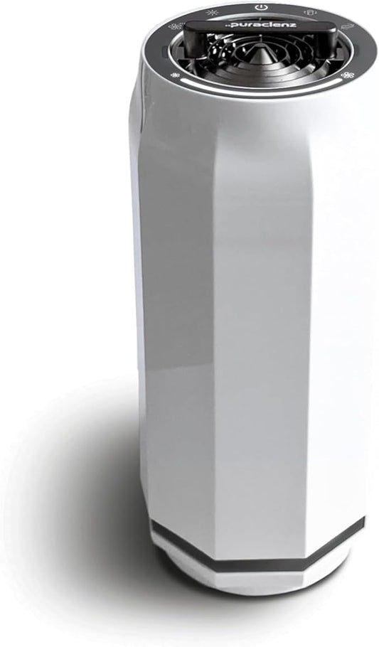 Puraclenz Photon P3000X Air Purifier for Home, Air & Surface Purification, Up to 3000 sqft, Removes 99% Pollutants, Mold, Odors, Viruses, & More, Ozone-Free (White)