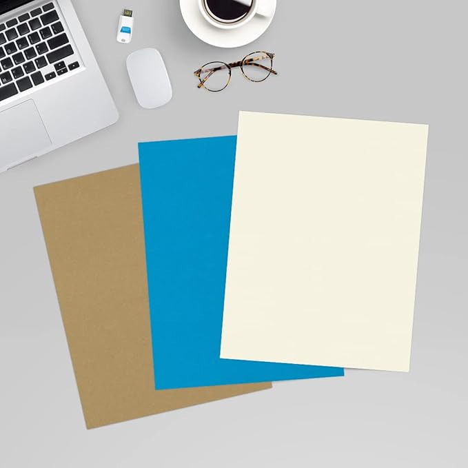LUXPaper 8.5" x 11" Classic Crest Paper | Letter Size | Baronial Ivory | 24lb. Text | 50 Qty