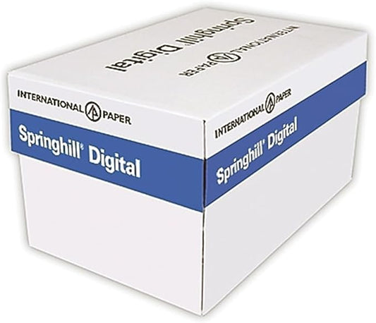 Springhill 8.5” x 11” Cream Copy Paper, 28lb Bond/70lb Text, 104gsm, 4,000 Sheets (8 Reams) – Colored Printer Paper with Smooth Finish – Versatile and Flexible Computer Paper – 024070C