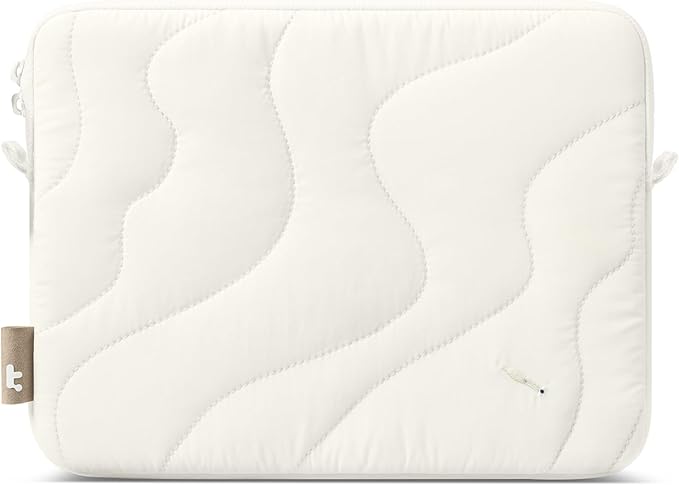 tomtoc 360 Protective Puffy Tablet Sleeve for 11-inch iPad Pro 2025 (M5/M4/(4th/3rd/2nd/1st Gen), 11-inch iPad Air (M3/M2 with Magic Keyboard/Smart Keyboard Folio, Quilted Soft Puffer iPad Case Bag
