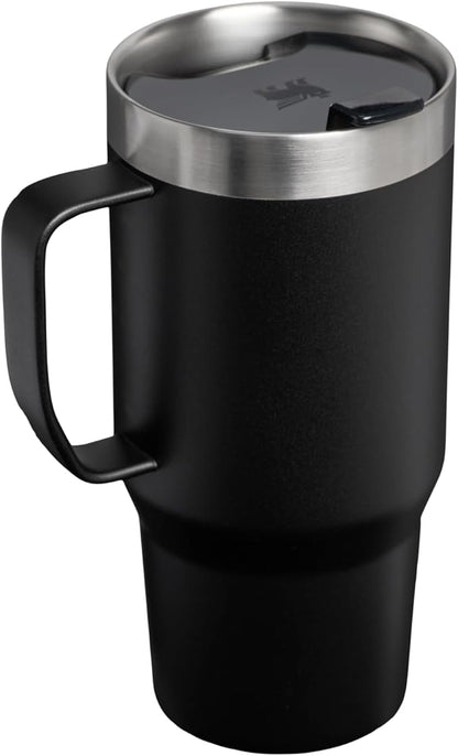 STANLEY The Everyday Suburban Mug | 24 oz | Drink Through Lid | Cup for Coffee, Tea and Drinks | Insulated Stainless Steel Coffee Mug | BPA-Free | Black 2.0