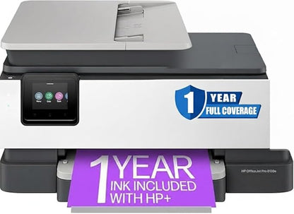 HP OfficeJet Pro 8139e Wireless All-in-One Color Inkjet Printer, Print, scan, Copy, fax, ADF, Duplex Printing Best-for-Home Office, 1 Year of Instant Ink Included (Renewed Premium)