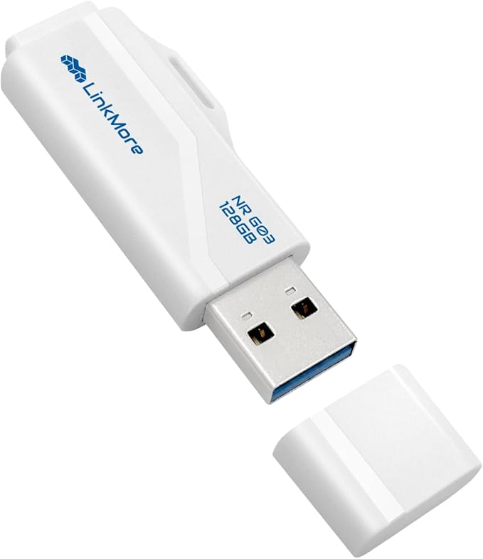 LinkMore NR G03 128GB USB 3.2 Gen2 Flash Drive, Read Speed up to 100MB/s