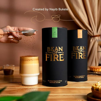 Bean of Fire El Salvador Pacamara Honey Ground Coffee – Medium Roast, Single Origin Specialty, Creamy & Nutty Cup (16 oz)
