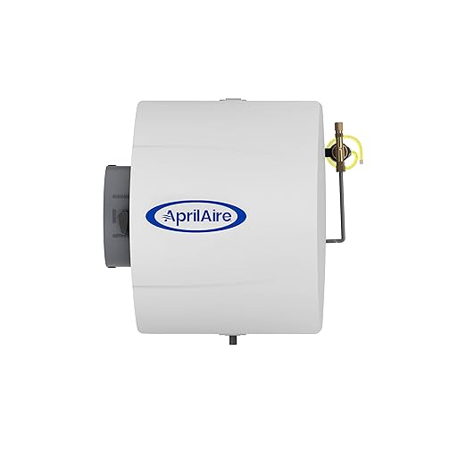 AprilAire 600M 17-gal. Whole-House Large Bypass Evaporative Humidifier with Manual Control for up to 5,000 sq. ft. + AprilAire Model 5843 Humidifier Installation Kit