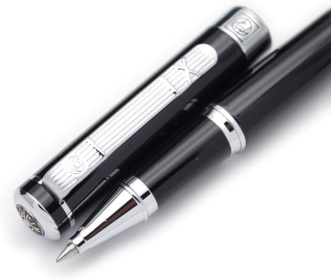 czxwyst Picasso 902 Gentleman Collection Rollerball Pen 0.5mm Nib Original Box (Platinum clip)