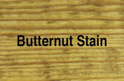Sawdust City Solid Wood Hall Bookcase (Butternut Stain)