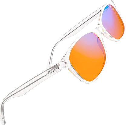 Swanwick Crystal Night Swannies - 99% Premium Blue Light Blocking Glasses, Anti Glare Anti-Fatigue & Eyestrain for Screens