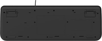 Incase Wired Keyboard 600 – Designed by Microsoft – Spill Resistant, Quiet Touch Keys, Plug and Play, 4 Hotkeys, Windows Start Key – Black