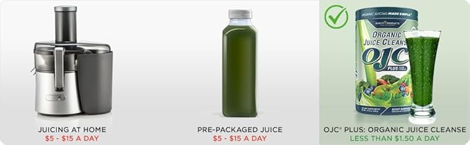 Certified Organic Juice Cleanse OJC Plus Berry Surprise - Purity Products - 30+ Organic Veggies and Fruits - 5 Grams of Fiber - Promotes Energy and Digestive Function - 12.28 oz - 348 g - 30 Servings