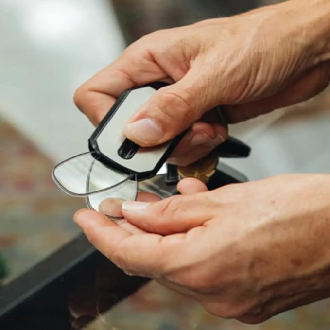 ThinOptics Keychain Case and Readers Rectangular Reading Glasses