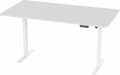 VIVO Electric 71 x 36 in Standing Desk, Memory Height Adjustment, 1B Series, White Top White Frame, DESK-KIT-1W7W-36
