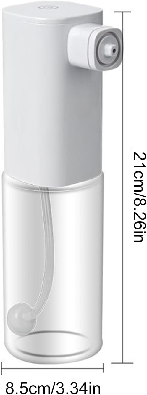 Foaming Hand Soap Dispenser Automatic - Puppy Soap Dispenser for Bathing, Shampoo Frother | Touchless Design, Rechargeable 1200mAh Battery, 300ml Capacity, ABS Material, 21x8.5cm