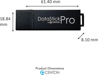Centon USB 3.2 Gen1 Datastick Pro (Black),128GB 25 Pack