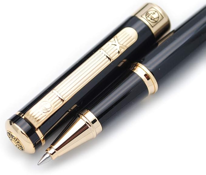 czxwyst Picasso 902 Gentleman Collection Rollerball Pen 0.5mm Nib Original Box (Gold clip)