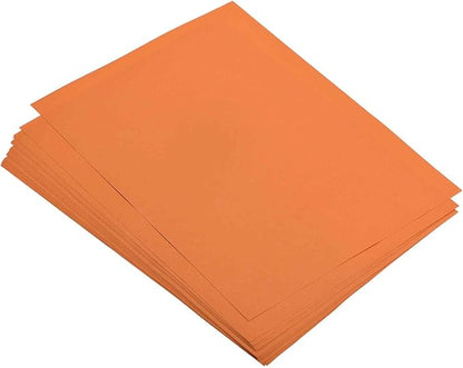MECCANIXITY 50 Sheets Colored Copy Paper 8.3 x 11.7Inch Printer Paper 80gsm Orange Red for Office Printing, Document Copying, Invitations, Forms, Art Projects
