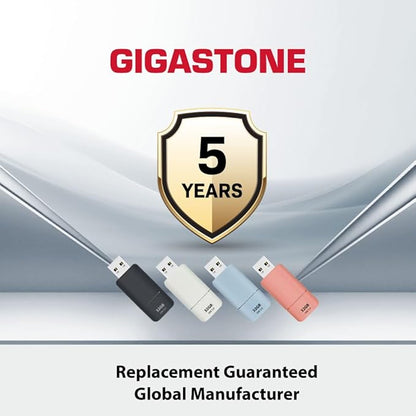 GIGASTONE 32GB Flash Drive (100 Pack) Z60NB USB 3.2 Gen 1, Ultra Fast, Retractable Capless Slider Design, Data Storage, Backup for PC/Mac/TV/Car Audio, USB 2.0/3.0/3.1 Compatible (Random Color)