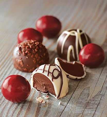 Harry & David Favorites Pear, Popcorn & Relish Gift Basket, Food Gift Basket For All Occasions With 6 Pears, Cheese, Popcorn, 3 Seed Crackers, Relish, Chocolate Covered Cherries, Truffles And Almonds