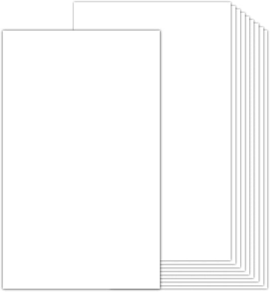 White Blank Cover Stock 8.5x14 Thick Paper 100 Sheets, Goefun 80lb Heavyweight Legal Cardstock Printer Paper For Arts and Crafts, Brochures, Menus, Posters