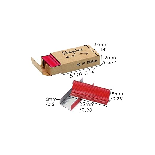 NatSumeBasics 8000 Colored Staples, Colorful #10 Staple for Mini Stapler Refill,Tiny Staples Smaller Than Standard Staple (8000)