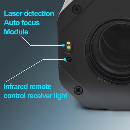 MOKOSE USB HDMI Video Camera Webcam 10X Optical Zoom Full HD 1080p Laser Detection Auto Focus and Remote Control for Conference Live Streaming Business Education Medical Teaching