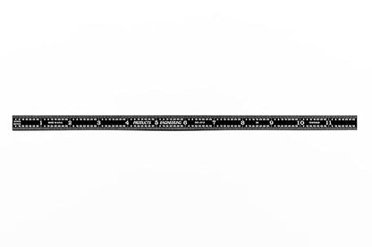 PEC Tools 12" Flexible Metal Ruler, High-Quality Stainless Steel, High-Contrast Black Chrome Finish, 3R Graduation (1/32", 1/64", 1/10", 1/50"), Fully Hardened and Tempered, Made in USA