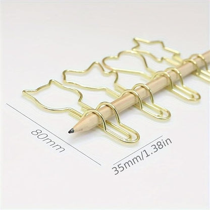 18 Pack Metal Pen Clips and Holders for Notebooks Papers Paperclip Clips School Office Supplies