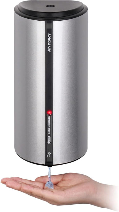 29fl.oz/850ml Commercial Automatic Liquid Soap Dispenser Wall-Mounted Large Capacity Model 1209 Silver