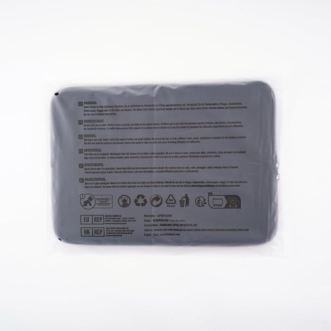 RAINYEAR 16 Inch Laptop Sleeve Protective Soft Case Padded Zipper Cover Bag Specially Compatible with 16" MacBook Pro M1 M2 M3 M4 Pro/Max A2141 A2485 A2780 A2991 A3403 A3186 (Black)