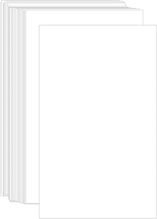 White Legal Cardstock 8.5x14 Inch, Creebe 100 Sheets 80lb Heavyweight Cover Stock Paper–Thick White Printer Paper for Menus, Invitations & Posters