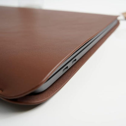 Laptop Sleeve 15.3 Inch Compatible with 2024 New 15 MacBook Air A3114 A2941 Color Dark Brown