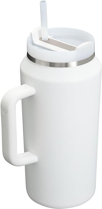STANLEY Quencher H2.0 Tumbler with Handle & Straw 64 oz | Flowstate 3-Position Lid | Large Capacity for Travel & Sports | Insulated Stainless Steel Cup | BPA-Free | Frost