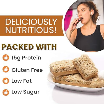 BestMed - High Protein Nutrition Bar - Low-Carb, 15g Protein, Low Sugar, High Fiber, Low Calorie, Meal Replacement Bar (Shortbread Cookie, 1 Box - 7 Count)