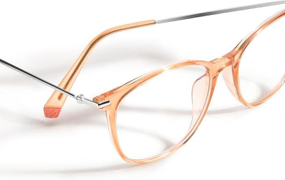 VISOONE Anti Slip TR90 Blue Light Blocking Glasses Size M Eyewear Frame with Anti Glare Eye Protection for Women GaeL
