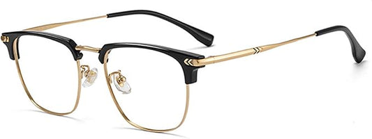 Blue Blocker Glasses for Men Metal Computer Gaming Glasses With Blue Ray Filter