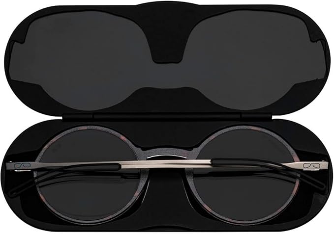 ThinOptics unisex-adult Manhattan Blue Light Blocker Reading Glasses + Milano Case