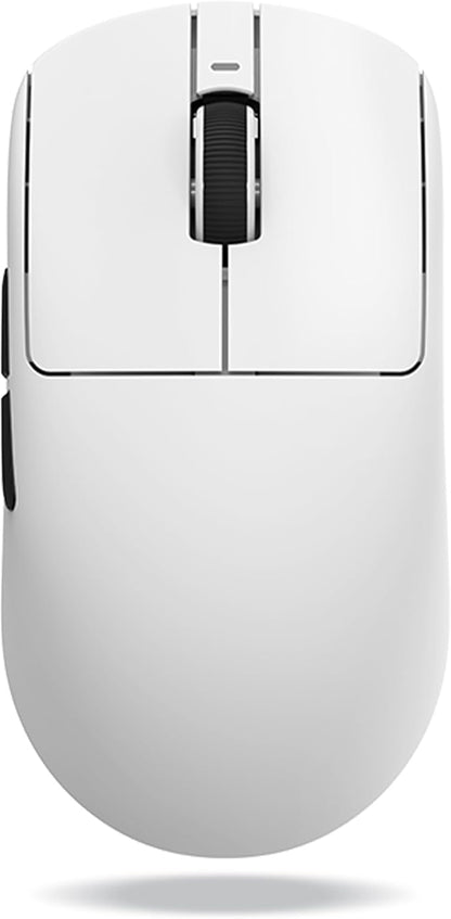ATK VXE Dragonfly R1 Wireless Gaming Mouse, 45g, PAW3395, 26000 DPI, Tri-Mode 2.4G/Bluetooth/Wired, 4000Hz Polling Rate (R1 Pro MAX, White)